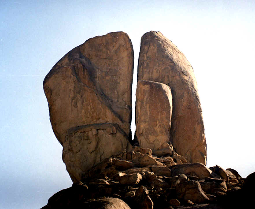 Split Rock at Mount Sinai by Bob Nolan